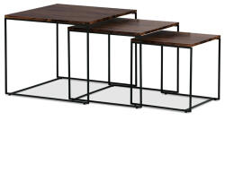  Dohányzóasztal 60×60 cm, MDF, Dió. AF-3008 WAL (artAF-3008-WAL)