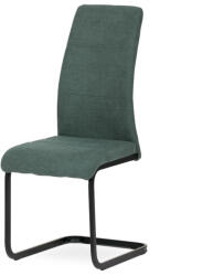  Szánkótalpas Étkezőszék Zöld Szövet Kárpitozással DCL-414 (artDCL-414-GRN2)