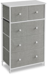  Szürke Fém Komód 56×30×93 cm. AUK-E1051 GREY (artAUK-E1051-GREY)