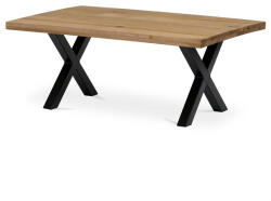  Dohányzóasztal 110x70cm, tömörfa, tölgyfa, KS-F110X DUB (artKS-F110X-DUB)