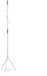 Artium Modern állófogas, 179 cm magas, fém szerkezettel, matt fehér lakkozással, 6 kg teherbírással (art80001-01-WT)