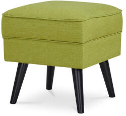  Lábtartó Zsámoly, zöld szövet kárpittal, bükkfa lábakkal (artAK-A1316-GRN2)