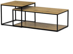  Dohányzóasztal 100×50 cm, MDF, Vad Tölgy. CT-X7123 OAK (artCT-X7123-OAK)