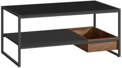  Dohányzóasztal 100×55 cm, MDF, Dió. AKF-E1081 BK (artAKF-E1081-BK)