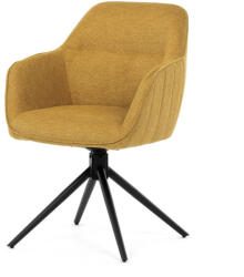  Sárga Szövet Étkezőszék. HC-536 YEL2 (artHC-536-YEL2)