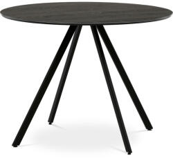  Kerek étkezőasztal 100x100cm, laminált, szürke tölgy, HT-R5010 GREY (artHT-R5010-GREY)