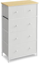 Artium Fehér Fém Komód 56×30×93 cm. AUK-E1051 WT (artAUK-E1051-WT)