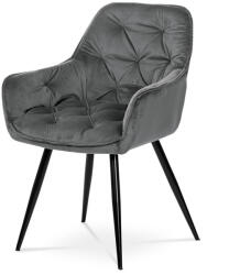  Szürke Bársony Étkezőszék. DCH-421 GREY4 (artDCH-421-GREY4)