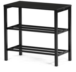  Fekete Fém Cipős Szekrény. 83168-42 BK (art83168-42-BK)