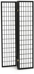  Fekete Tömörfa Paraván. EF-E803 BK (artEF-E803-BK)
