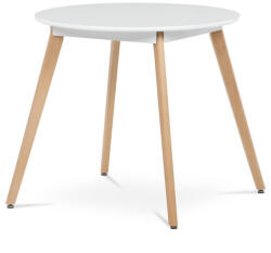  Kerek Étkezőasztal 80×80 cm, MDF, Fehér. DT-316 WT (artDT-316-WT)