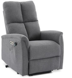  Elektromos vezérlésű szürke szövet dönthető fotel. TV-929 GREY2 (artTV-929-GREY2)