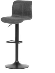 Artium Barová židle, šedá, ekokůže, AUB-806 GREY3 (artAUB-806-GREY3)