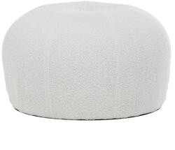  Fehér Színű Puff Különleges Bouclé SzövetbőlAK-307 (artAK-307-WT2)