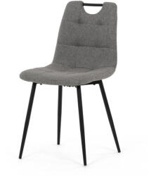  Étkezőszék, szürke, szövet, DCL-V2017 GREY2 (artDCL-V2017-GREY2)