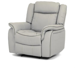  Elektromos vezérlésű bézs ökobőr dönthető fotel. TV-4119 LAN (artTV-4119-LAN)