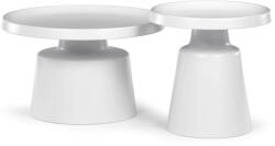  Fehér Fém Dohányzóasztal 69×69 cm. CT-F4114 WT (artCT-F4114-WT)