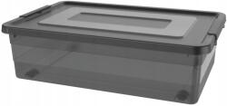 Jagiełło Játéktároló doboz, 28L, műanyag, szürke, 39×59×17cm (422438)