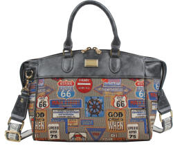  Henney Bear - Kézi- és Válltáska -H-1243-MEDAL PLATE GREY- (H-1243-MEDAL PLATE G)