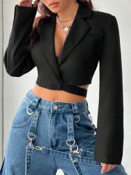 Shein Női Blézer, szexi, cropped, fekete, Size M 38