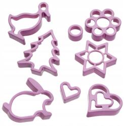 Zenker Sütemény lyukasztó készlet, 8db, műanyag, lila, mosogatógépben mosható (42927)
