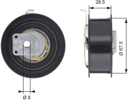 GATES feszítő, fogasszíj GATES T43110 for AUDI, VW (T43110)