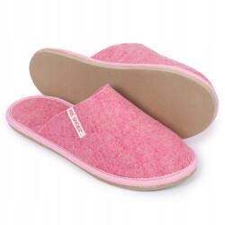 IRE SHOES Női papucs, természetes gyapjúfilc, rózsaszín, Size 36 (kapcie damskie filc)