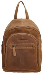 Hide & Stitches Barna steppelt bőr hátizsák „Jupiter (R20200-006-brown)