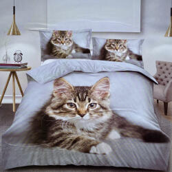 idealisotthon 7 részes fotónyomtatott ágyneműhuzat - cirmos cicus (IO-SY-BL-PRINT-7-CTGYWH)