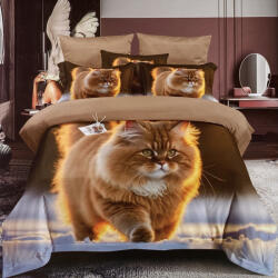 idealisotthon 7 részes fotónyomtatott ágyneműhuzat - cica a hóban (IO-SY-BL-PRINT-7-CTSW)