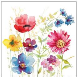 Ambiente Aquarell Meadow papírszalvéta 25x25cm, 20db-os