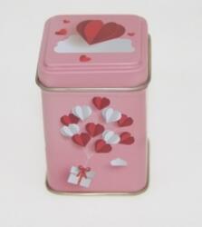  Konyhai fémdoboz - 60x60x80mm - Amour