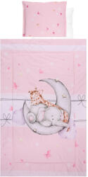 Lorelli 4 részes ágynemű garnitúra - Butterflies Pink - aprotalpak