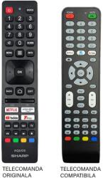  Telecomanda TV Sharp SHW/RMC/0137N compatibila cu originalul ER 9586 (586) (SHW/RMC/0137N)