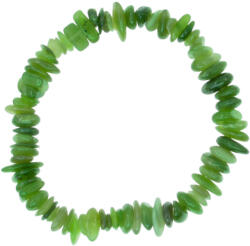  Nefrit jade splitter szemcse gumis karkötő