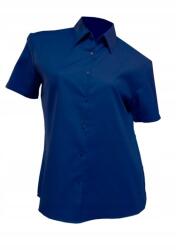 JHK Női rövid ujjú ing, Royal Blue, Size S, pamut-poliészter