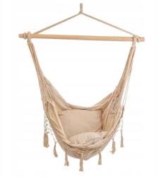 GALAXIA Fotel Függő Báb Swing kosár +2 párna, Brazil kerti függőágy, 150kg teherbírás (Krzesło GALAXIA)