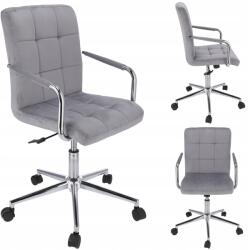 Jumi Quatro gurulós irodai Forgószék, steppelt, szürke JUMIhome (CM-307650)