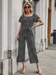 Shein Overál, széles szárú, fekete-fehér, Size M 38