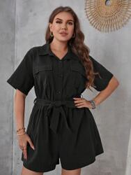 Emery Rose Pamut Ing Overál, fekete, Size 3XL, 100% pamut