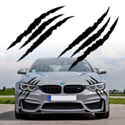  Set 2 stickere autoadezive Tuning, model "Monster Scratches", dimensiune 37 x 9 cm, culoare Negru FAVLine Selection (TUNING-06)