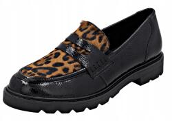 Remonte D2Q02-03 méret39 fekete divatos Rieker Soft női félcipő (D2Q02-03)