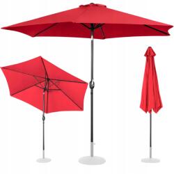 expondo Kerti erkély esernyő, bordó, 300cm átmérő, dönthető, hajtókarral (10250563)