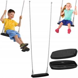 KBT Hinta, rozsdamentes acél, gumi, játszótér, 45×18×3, 85cm, láncok 180cm (5906479453048)