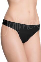 Julimex % Tanga Julimex Lingerie tanga papucs fekete S /Julimex (5906713254745)