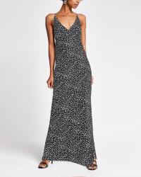 River Island Dalmát maxi ruha, nyitott háttal, Size L, poliészter