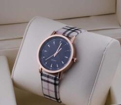 QUARTZ Ceas stil britanic, pe negru Ceas