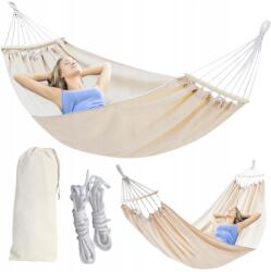  Függőágy, 2 személyes, XXL, 270×150cm, 200kg teherbírás (5906076405174)