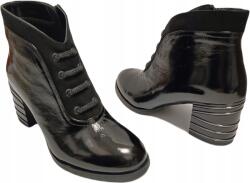 Arka Elegáns bakancs, Size 36, fekete, lakkozott bőr (7773 czarny)