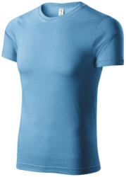 Piccolio Paint póló unisex azúrkék XL (P731416)